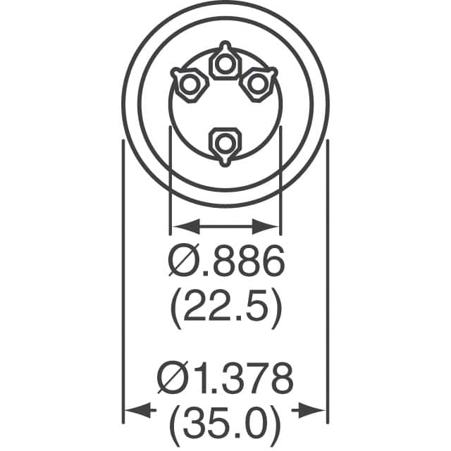 383LX682M080A052 Cornell Dubilier Electronics (CDE)  Condensadores electrolíticos de aluminio